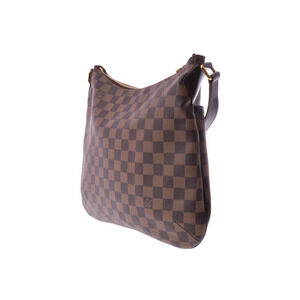 Louis Vuitton Shoulder Leather Bag Bloomsbury Damier Brown